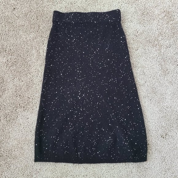 Sequin Sweater Midi Skirt Loft XXSP - Picture 2 of 7